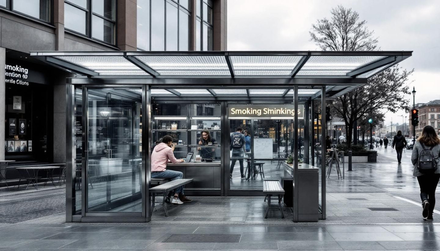 Comment choisir le bon abri métallique pour les fumeurs ?